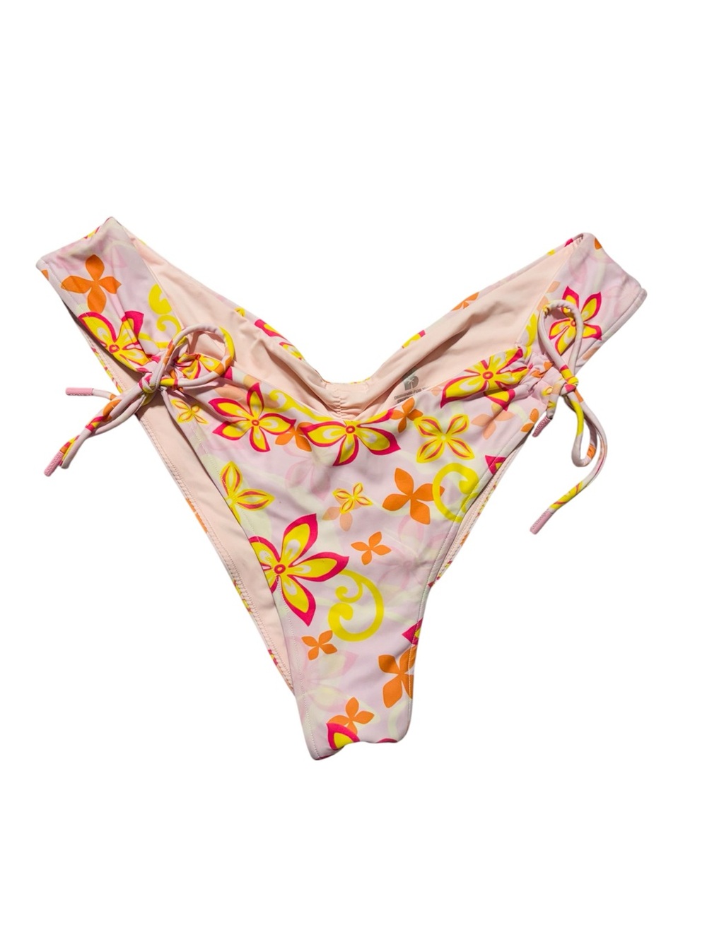 NWOT Blackbough Floral Tie-Side Cheeky Bikini Bottoms Size 2XL